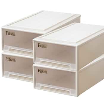 Amazon｜Fits フィッツケース 衣装ケース まとめ買い4個セット